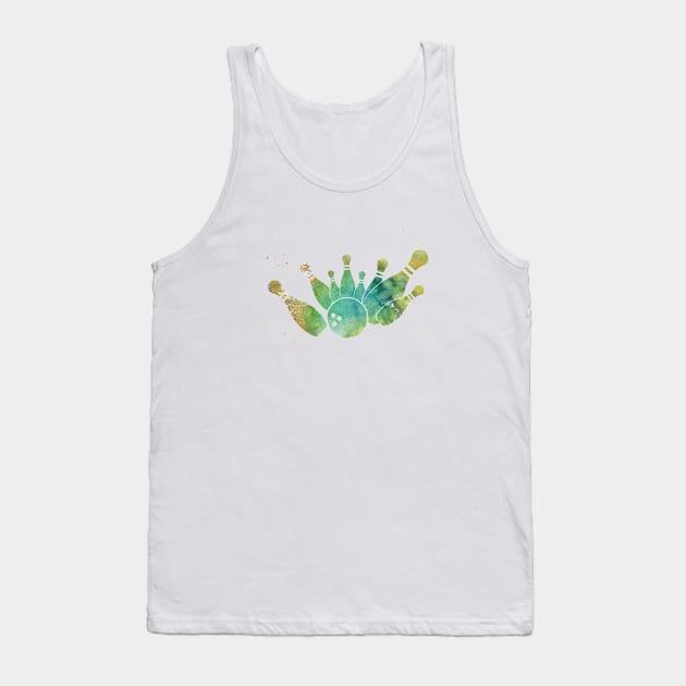 Bowling ball Tank Top by erzebeth